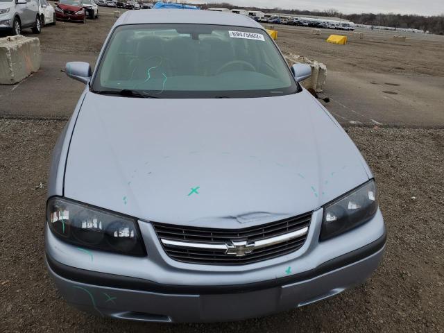 2G1WF52E359390760 - 2005 CHEVROLET IMPALA SILVER photo 5