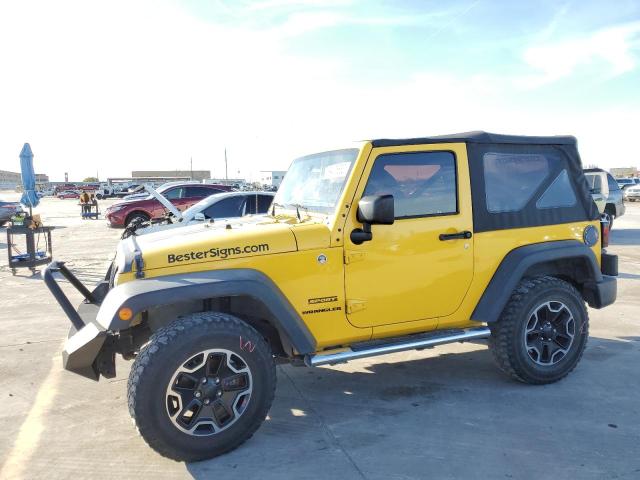 1C4AJWAG6FL702797 - 2015 JEEP WRANGLER S YELLOW photo 1