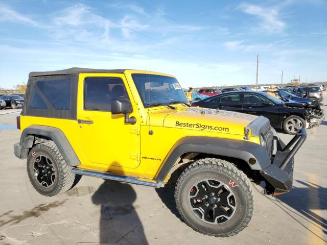 1C4AJWAG6FL702797 - 2015 JEEP WRANGLER S YELLOW photo 4