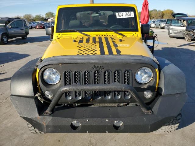 1C4AJWAG6FL702797 - 2015 JEEP WRANGLER S YELLOW photo 5