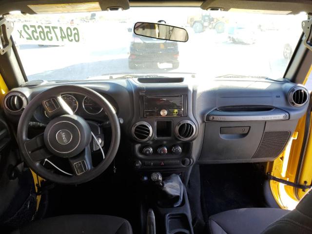 1C4AJWAG6FL702797 - 2015 JEEP WRANGLER S YELLOW photo 8