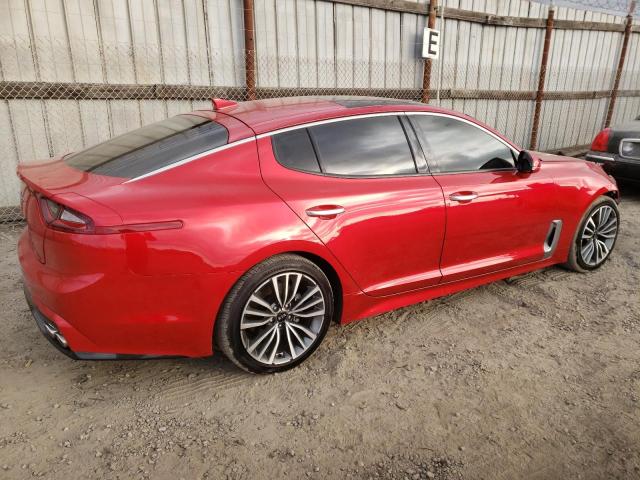 KNAE15LAXK6062328 - 2019 KIA STINGER RED photo 3