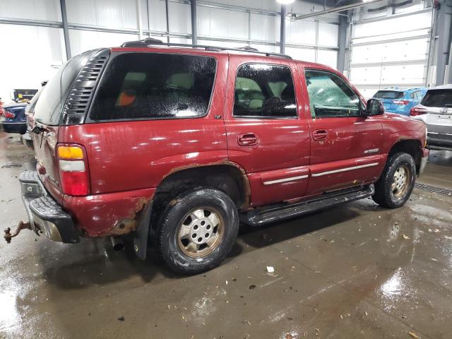 1GNEK13Z02J250343 - 2002 CHEVROLET TAHOE RED photo 3