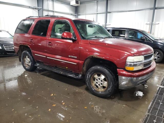 1GNEK13Z02J250343 - 2002 CHEVROLET TAHOE RED photo 4