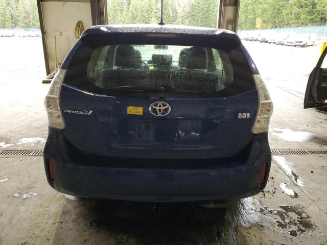 JTDZN3EU9D3187328 - 2013 TOYOTA PRIUS V BLUE photo 6