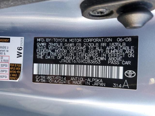 JTKDE167690283653 - 2009 SCION TC BLUE photo 12