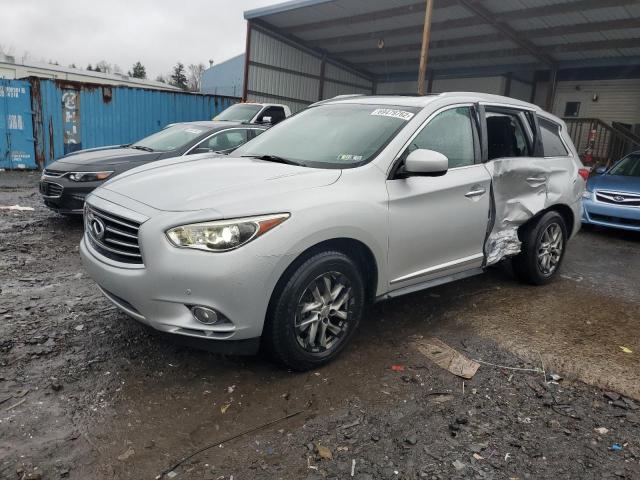 5N1AL0MM0DC326146 - 2013 INFINITI JX35 SILVER photo 1