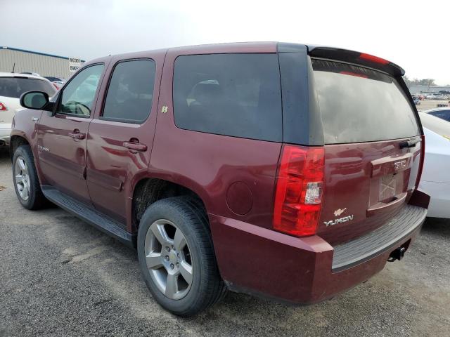 1GKFC13599R127843 - 2009 GMC YUKON HYBR MAROON photo 2