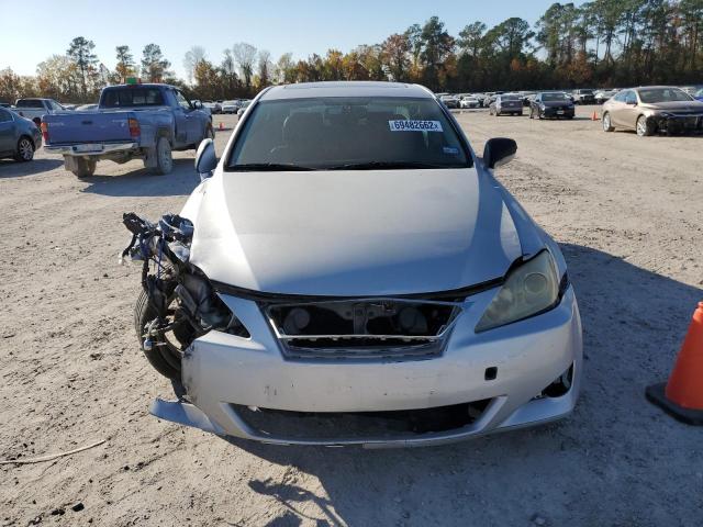 JTHBK262472033166 - 2007 LEXUS IS 250 SILVER photo 5