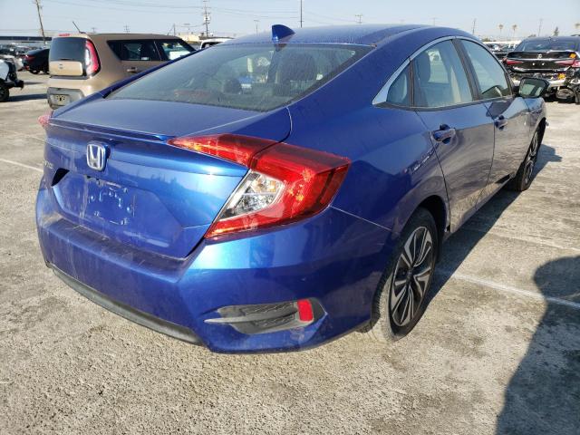 JHMFC1F76JX004427 - 2018 HONDA CIVIC EXL أزرق صورة 3