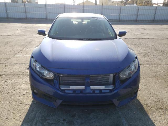 JHMFC1F76JX004427 - 2018 HONDA CIVIC EXL أزرق صورة 5