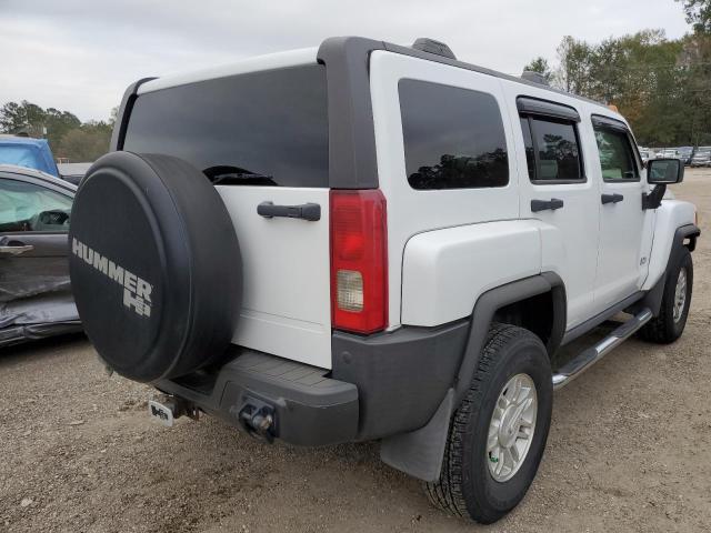 5GTDN13E078223532 - 2007 HUMMER H3 WHITE photo 3