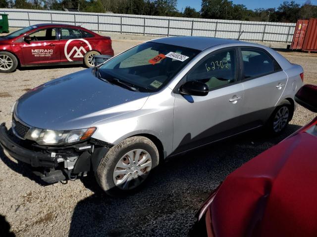 KNAFU4A29D5729576 - 2013 KIA FORTE EX SILVER photo 1