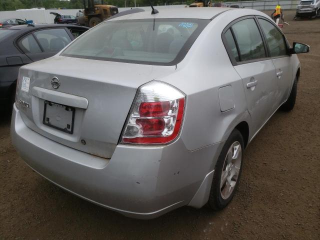 3N1AB61EX8L732584 - 2008 NISSAN SENTRA 2.0 SILVER photo 4