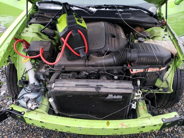 2C3CDZAT8FH715146 - 2015 DODGE CHALLENGER GREEN photo 11