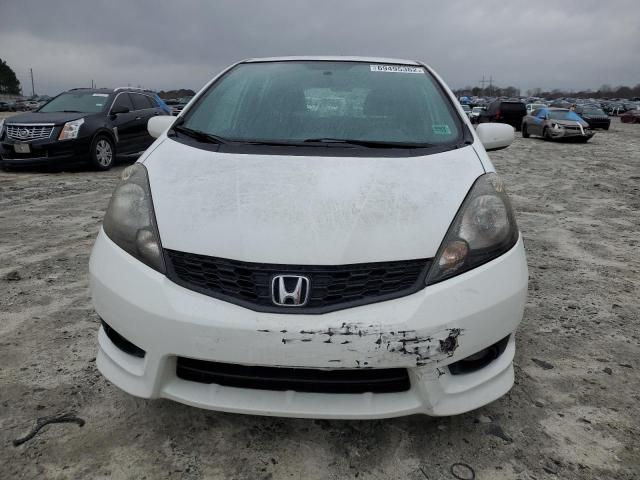 JHMGE8H58DC043017 - 2013 HONDA FIT SPORT WHITE photo 5