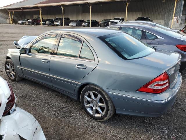 WDBRF54H37A941898 - 2007 MERCEDES-BENZ C 280 BLUE photo 2