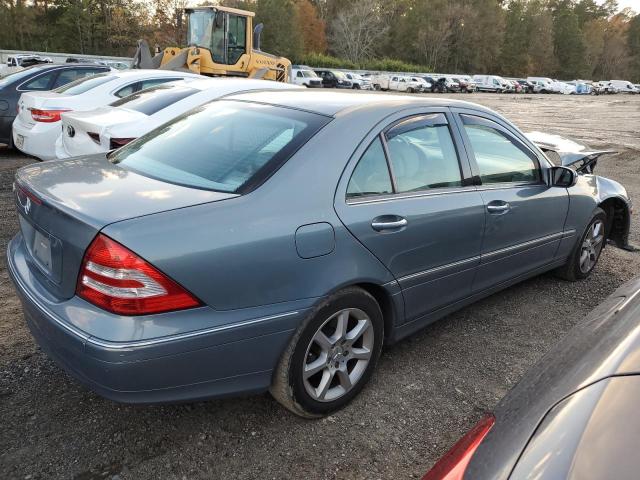 WDBRF54H37A941898 - 2007 MERCEDES-BENZ C 280 BLUE photo 3