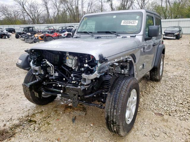 1C4HJXAG9MW586012 - 2021 JEEP WRANGLER S SILVER photo 2