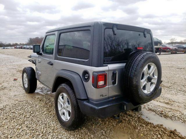 1C4HJXAG9MW586012 - 2021 JEEP WRANGLER S SILVER photo 3