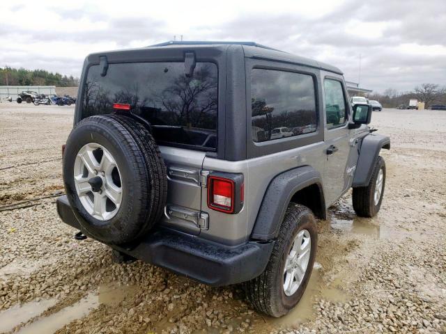 1C4HJXAG9MW586012 - 2021 JEEP WRANGLER S SILVER photo 4