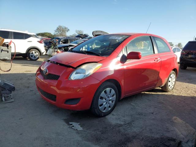 JTDJT4K32B5342985 - 2011 TOYOTA YARIS RED photo 1