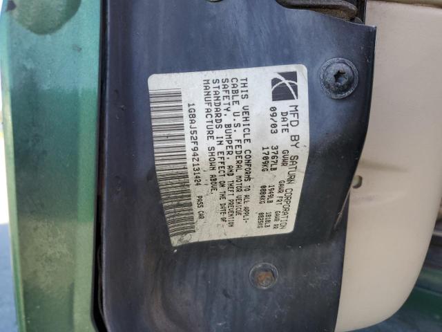 1G8AJ52F94Z131424 - 2004 SATURN ION LEVEL GREEN photo 12
