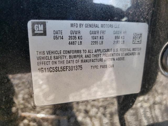 1G11C5SL5EF301375 - 2014 CHEVROLET MALIBU 1LT 石墨色 照片 13