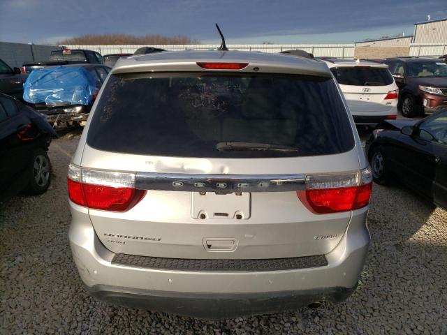 1C4RDJDGXCC162908 - 2012 DODGE DURANGO CR SILVER photo 6