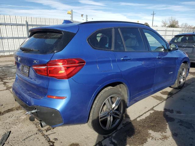 WBXHT3C33H5F70466 - 2017 BMW X1 XDRIVE2 BLUE photo 3