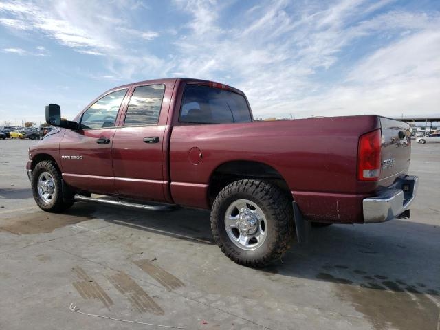 3D7KA28CX3G842205 - 2003 DODGE RAM 2500 S BURGUNDY photo 2