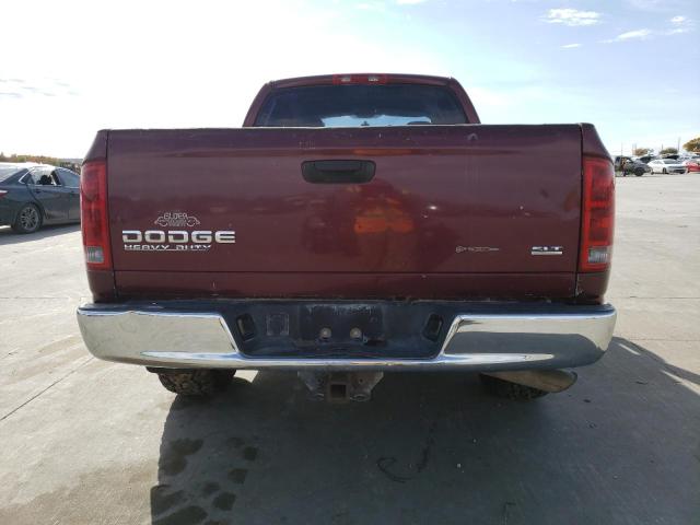 3D7KA28CX3G842205 - 2003 DODGE RAM 2500 S BURGUNDY photo 6
