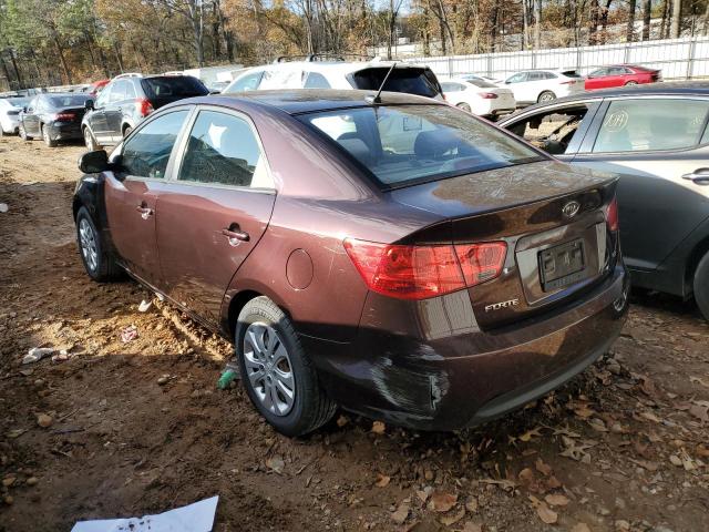 KNAFU4A26B5443827 - 2011 KIA FORTE EX MAROON photo 2