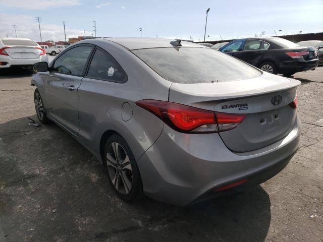 KMHDH6AH2EU023910 - 2014 HYUNDAI ELANTRA CO GRAY photo 2