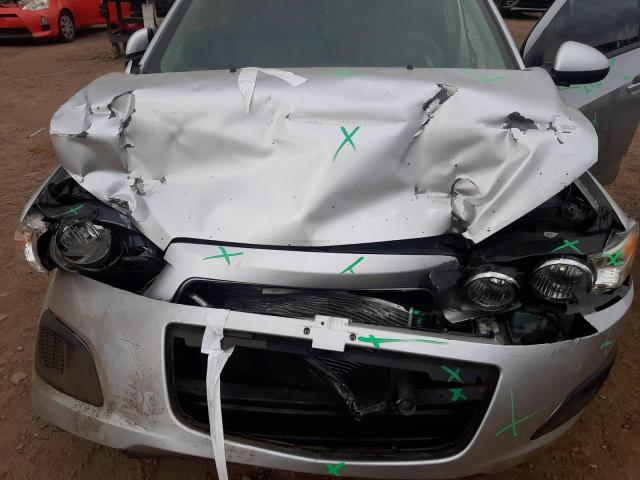 1G1JA5SH3D4147809 - 2013 CHEVROLET SONIC LS SILVER photo 11