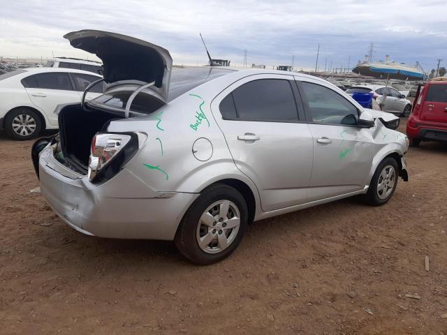 1G1JA5SH3D4147809 - 2013 CHEVROLET SONIC LS SILVER photo 3