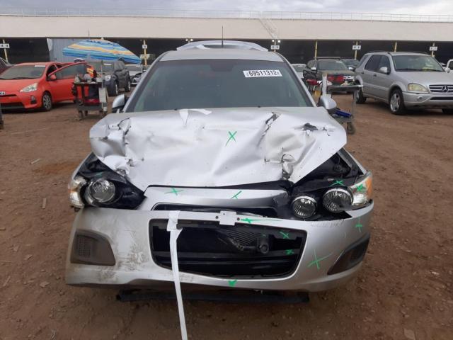 1G1JA5SH3D4147809 - 2013 CHEVROLET SONIC LS SILVER photo 5