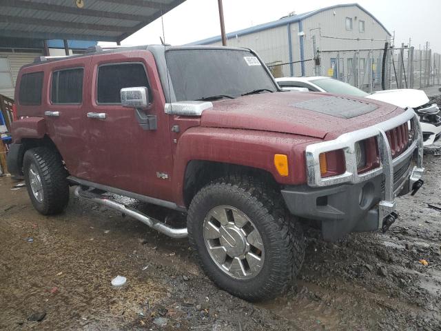5GTDN13E578249429 - 2007 HUMMER H3 BURGUNDY photo 4