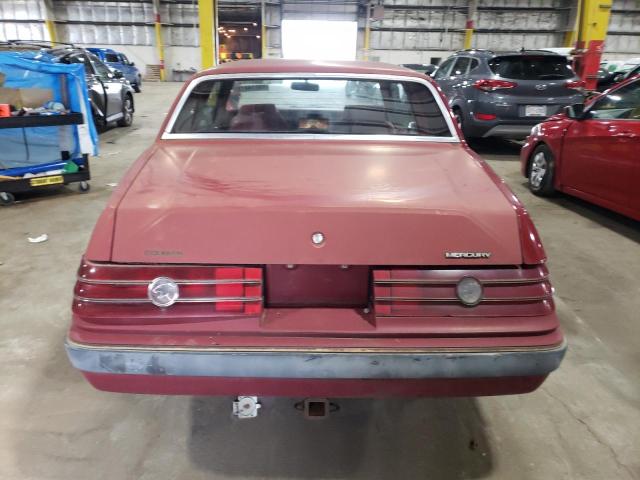 1MEBP9234DH649628 - 1983 MERCURY COUGAR BURGUNDY photo 6