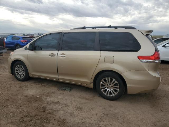 5TDYK3DC3BS063855 - 2011 TOYOTA SIENNA GOLD photo 2