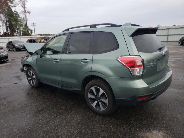 JF2SJAGC8JH524996 - 2018 SUBARU FORESTER 2 GREEN photo 2