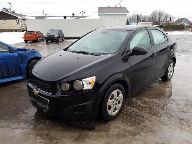 1G1JB5EH5C4195092 - 2012 CHEVROLET SONIC LS BLACK photo 1