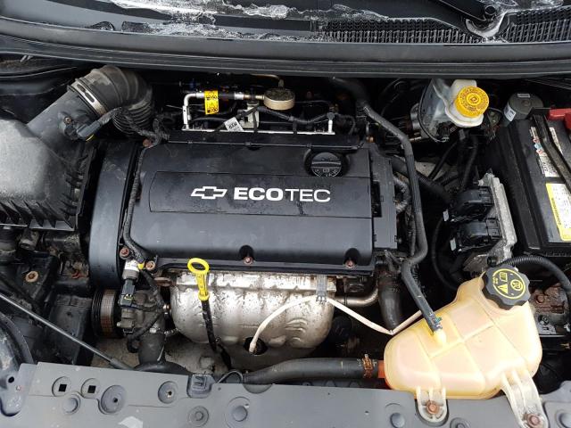 1G1JB5EH5C4195092 - 2012 CHEVROLET SONIC LS BLACK photo 11