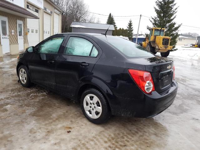 1G1JB5EH5C4195092 - 2012 CHEVROLET SONIC LS BLACK photo 2