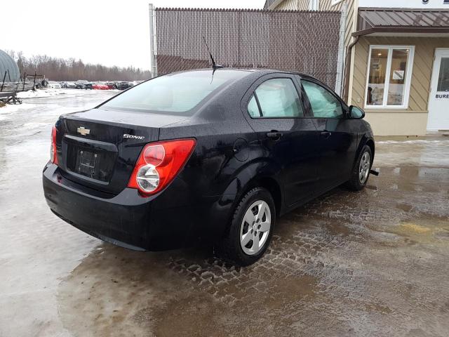 1G1JB5EH5C4195092 - 2012 CHEVROLET SONIC LS BLACK photo 3
