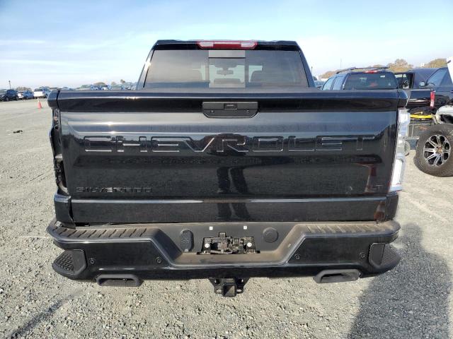 1GCPYFEL8MZ318169 - 2021 CHEVROLET SILVERADO BLACK photo 6