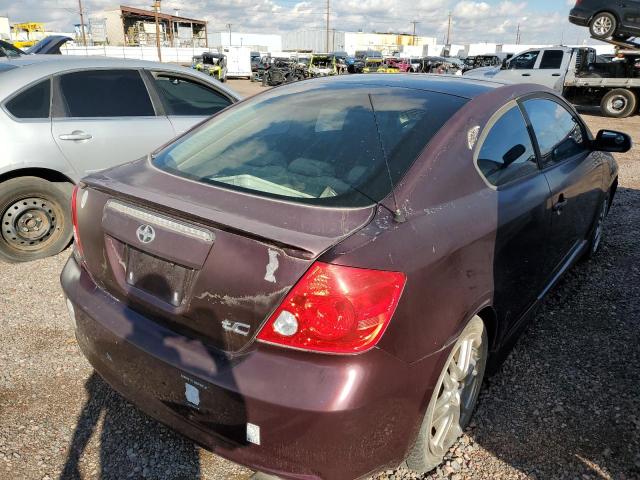 JTKDE177X50001992 - 2005 TOYOTA SCION TC ბურგუნდია ფოტო 9