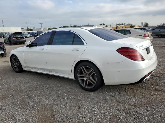 WDDUG8DB6JA411220 - 2018 MERCEDES-BENZ S 560 WHITE photo 2