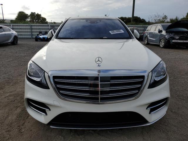 WDDUG8DB6JA411220 - 2018 MERCEDES-BENZ S 560 WHITE photo 5