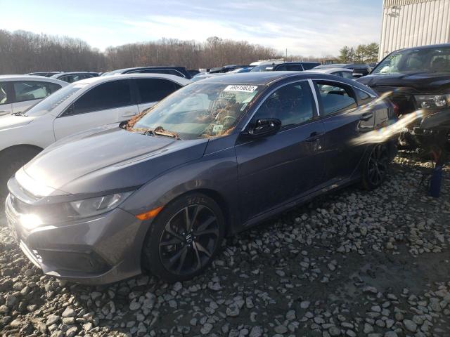 2HGFC2F8XMH553929 - 2021 HONDA CIVIC SPOR Grau Foto 1
